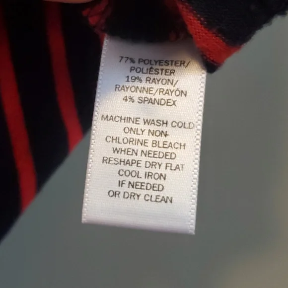 Ann Taylor LOFT navy and red stripe tee - Picture 10 of 10